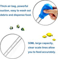 KABASI Waste Clean Tool Coral Fish Feeder with 2PCS Extension Pipes