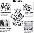 FLAdorepet Halloween Dog Cow Costume Outfits for Small Medium Large Dog,6XL