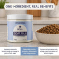 HOLI Goat Milk Powder - Dog Milk Replacer for Puppies, Adults, and Seniors. Whole Goat Milk Rich in MCTs for Activity Support and Muscle Recovery - Supports Digestion and Immune Health, 7.5 Ounce