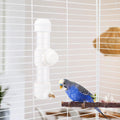 Hypeety Leak-Proof Bird Water Bottle Clear Bird Dispenser, 7.4 fl oz/220 ml