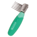 Coastal Pet Li'l Pals Stainless Steel De-Matting Comb - Easy-Grip Handle for Pet Grooming Small Dogs