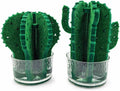 Reptile Humidifier, 2 Pack Passive Cactus Terrarium Decor