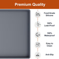 19" x 12" Extra Thick Silicone Mat Waterproof with Raised Edge
