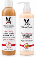 Warren London Butter Combo Dog Shampoo & Leave-in Conditioner, Milk & Honey/Guava & Mango, 8 oz Each, 2-Pack