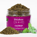 Shizhoo Catnip for Cats with Leaves and Flower Seeds 100% Natural and Organic Catnip Premium Cat Nip for Cats & Kittens Used as a Snack or Refillable Catnip Treats for Cats (1/2 Cup)