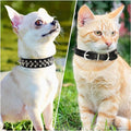 Spiked Dog Collars for Medium Dogs, Studded Spike Collar for Dogs, Black M