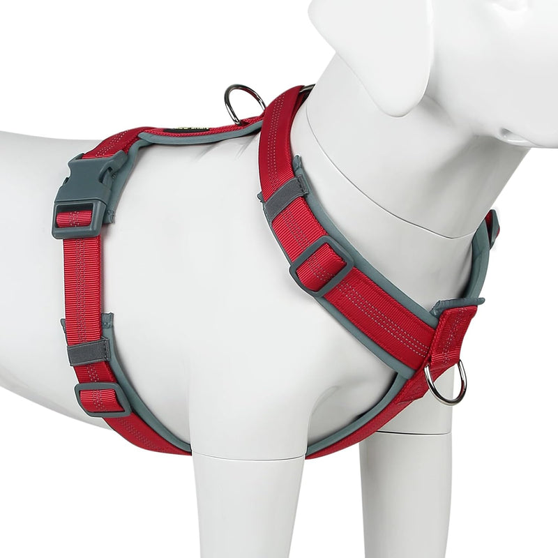 Plutus Pet No Pull Dog Harness, Adjustable Nylon Harness with Soft Padding