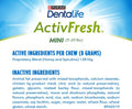 Dentalife ActivFresh Dog_Chews for Mini and Small Dogs 5-20 lbs., Dental-Chews to Freshen Breath, Chicken Flavor, 16.9 o