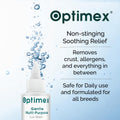 Gentle Multi-Purpose Eye Wash for Dogs & Cats (4 fl oz) Helps with Eye Infections, Redness, Irritation, Tear Stains, Dis