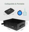 Luxtude Portable Litter Box for Cats, Collapsible Travel Litter Box for Cats in Car, No Smell, Waterproof and Easy Clean