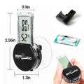 REPTI ZOO Magnetic Reptile Thermometer and Humidity Gauge, Digital LCD Temperature Humidity Monitor, Tank Terrarium Temp