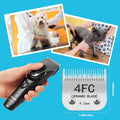 TRAH 3-3/4FC Blade Dog Grooming Clipper Replacement Blades Compatible with Andis Dog Clippers,Most A5, Wahl KM Series Cl