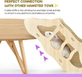 Hamster Tunnel Hideout Climbing Ladder for Burying in Hamster Bedding or Connecting with Hamsters Nut Stuff Hamsters Cag