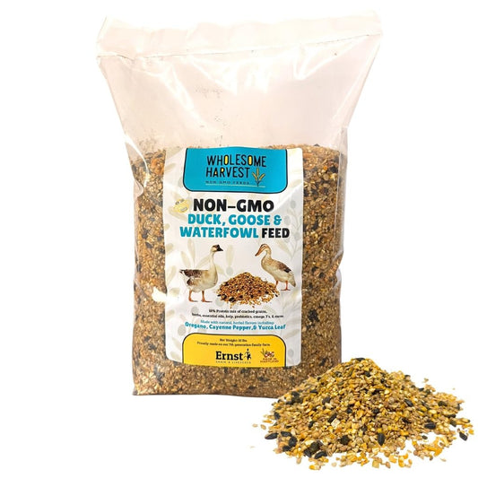Wholesome Harvest Duck, Goose, Waterfowl Layer Feed 10 lb, High Protein Specially Formulated to Promote Egg Production and Healthy Flocks