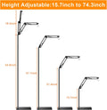 Reptile Lamp Stand Reptile Light Stand (15.7inch to 74.3inch)