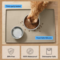 GORILLA GRIP Waterproof Dog Food Mat, Pet Feeding Placemat, 12x8