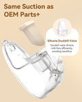 Breast Pump Replacement Parts 6 Duckbill Valves with Storage Case, Compatible with Eufy S1 Pro S1 E10 E20 Pump Parts, BP