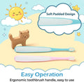 2PCS Small Dog Toothbrush for Puppies, Soft Bristle Cat Toothbrush, Pet Tooth Brush for Small Breed Dental Cleaning & Ge