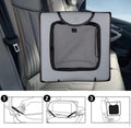 Foldable Dog Kennel for Medium Dogs 36-inch, Portable Waterproof Dog Crate, Pop-Up Indoor/Outdoor Pet Cage & Car Seat Tr