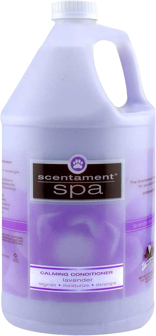 Best Shot Scentament Spa Calming Conditioner, Skin Care Product for Any Dog and Cat, Hypoallergenic Puppy Supplies, Lave