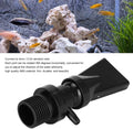 2 Pcs ABS 360° Rotating Aquarium Duckbill Nozzle Adjustable Direction Aeration Port Water Outlet Tube for Fish Tank Pump