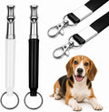 2 Pack Dog Whistle, Adjustable Dog Whistle to Stop Barking