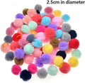 Mruq Pet 100pcs Dog Hair Bows, Small Puppy Grooming Bows with Rubber Bands - Mix Dainty Handmade Hair Accessories for Pet Yorkie and Tiny Dogs
