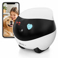 Enabot EBO SE FamilyBot Pet Camera Robot - 1080P HD Indoor Movable Home Security Camera with Auto-Recharge, Night Vision, 2-Way Talk, Local Storage, APP Control,Motion Detection for Dog/Cat Monitoring
