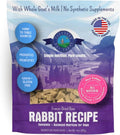Shepherd Boy Farms Freeze Dried Raw Dog Food, Rabbit Recipe, All Natural, No Synthetics, Made in USA with Goat's Milk & Organic Produce, High Protein, Complete Meal (14oz)