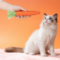 Zyghjort 2 PCS Kitten Teething Toys for Indoor Cats, Cat Chew Toy Natural Sisal Cat Teething Toys Orange Carrot Interactive Cats Kicker Toy Interactive Kitten Kicker for Indoor Kitty Exercise