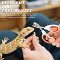Bearded Dragon Nail Clipper with Nail File, Stainless Steel Nail Trimmer
