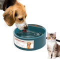 Namsan Outdoor Heated Pet Bowl, 2.2L Heated Water Bowl for Cats Dogs Chickens Rabbits, Heating Waterer Ice Free in Winte