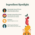 Made by Nacho Flaked Filets Recipe in Bone Broth, Grain-Free Chef's Selects Wet Food for Cats Balanced Diet in Naturally Hydrating Pumpkin-Infused Broth (3.0 oz (Pack of 12), Tuna & Rainbow Trout)