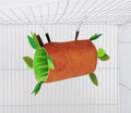 Hamiledyi 6 Pcs Hamster Hammock Small Animals Hanging Warm Bed House Organic Natural Apple Wood Chewing Stick Rat Cage N