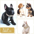 Pink Dog Necklaces for Small Dogs, Diamond Rhinestone Glitter 14mm 12inch