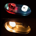 REPTI ZOO Dual Reptile Light Fixture for Reptile Dome UVB Lamp Fixture Dual Reptile Reflector Dome Lamp Cap Combo Integr
