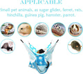 LEFTSTARER Rat Ferret Sugar Glider Cage Hammock Bedding Small Pet Cage Accessories Toy Triple-Layer Hammock Bedding for 