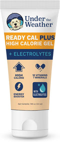 Under the Weather Pet Electrolytes Ready Cal Plus Gel for Dogs | Vet-Formulated High-Calorie Supplement for Dog & Puppy 