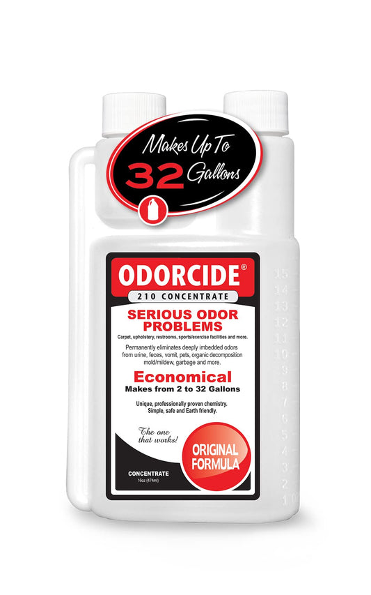Odorcide Odor Eliminator Concentrate: Odor Eliminator for Strong Odor on Carpets, Hardwood & More - Smoke, Sweat & Pet Odor Eliminator for Home w/Non-Enzymatic Formula, 16 oz…