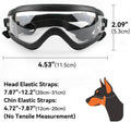 Dog Goggles Medium Breed Windproof Anti-Fog Dog Sunglasses Clear View Dog Glasses for Walks/Car Rides/Motorcycle Riding/