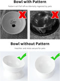 ABRUTY Cat Water Bowl, 16 OZ Ceramic Elevated Cat Bowls, 15° Tilted and Raised Pet Food Dish, Anti Vomiting Protect Pets' Spines and Whisker Fatigue