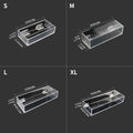 Acrylic Fish Viewing Box Multifunctional Fish Breeding Case for Aquarium and Hatchery with Clear Scale for Observation