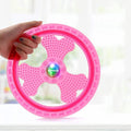 Flying Disc Dog Sport Toy with Flashing LED Lights, Light Up Pet Disk for Ultimate Night Time Play