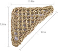 kathson Bearded Dragon Hammock, Bearded Dragon Accessories, Natural Seagrass Reptile Hammock, Reptile Lounger Habitat De