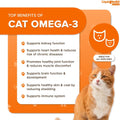Liquid Health Pets Wild Caught Omega 3 Fish Oil for Cats - Liquid Omega 3 Supplement for Cats with EPA+DPA+DHA - Reduce 