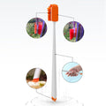 Vimvins Small Fish Tank Cleaner - Algae Scraper for Glass Aquariums - Aquarium Brush & Scrubber Tool Adapted for Cleanin
