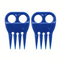 2PCS Equestrian Sectioning Comb, Wear-resistant Plastic Mane & Tail Comb, Special Styling Tool for Long-haired Pets