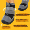 Dog Boots for Large Dogs, Medium Dog Boots & Paw Protectors for Hardwood Floors, Outdoor Dog Booties for Hot Pavement Wi