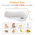 Small Animal Digital Scale, 14" x 10" Pet Weighing Scale Max 33lbs