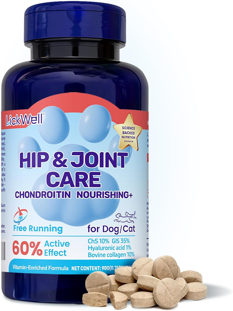 Glucosamine for Dogs, Hip & Joint Supplement for Dogs Cats, Glucosamine Chondroitin for Dog Supports Joint Health and Jo